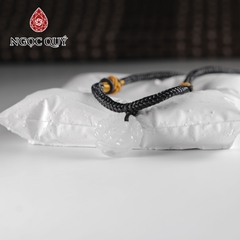 Mặt dây chuyền hồ ly đá bạch ngọc