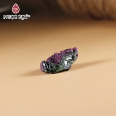 Mặt dây chuyn kim quy đá Ruby Nam Phi 18x29mm