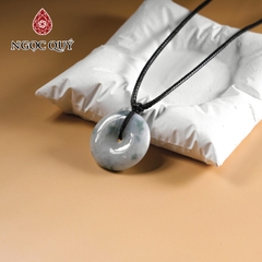 Mặt dây chuyền đồng điếu đá cẩm thạch 24mm type A