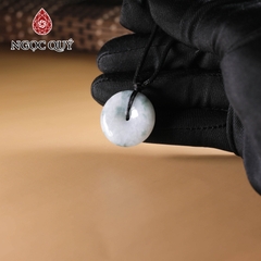 Mặt dây chuyền đồng điếu đá cẩm thạch 24mm type A