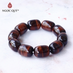 Vòng tay lu thống đá mắt hổ