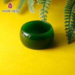 Nhẫn đá đá ngọc hòa điền - ngọc bích tân cương