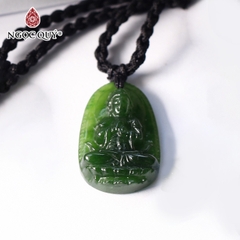 Mặt dây chuyền Phật bản mệnh đá ngọc bích