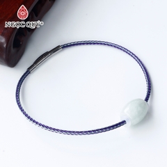 Vòng dây thép lu thống cẩm thạch A 13x10mm