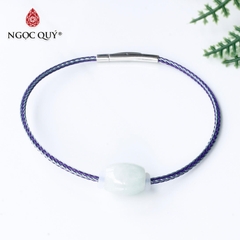 Vòng dây thép lu thống cẩm thạch A 13x10mm
