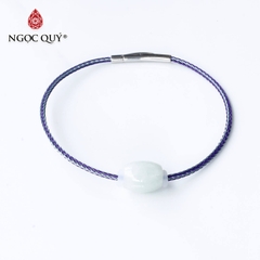 Vòng dây thép lu thống cẩm thạch A 13x10mm