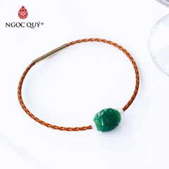 Vòng dây thép lu thống cẩm thạch sơn thủy 11.5x13mm