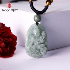 Mặt dây chuyền phật bản mệnh đá cẩm thạch nước ngọc
