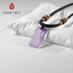 Mặt dây chuyền thẻ bài - mặt vô sự bài bình an may mắn 28x13mm