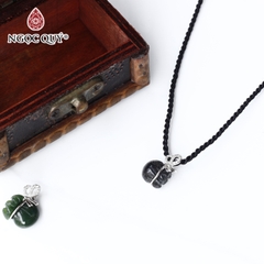 Mặt dây chuyền túi tiền đá thạch anh tóc đen