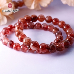 Vòng tay đá thạch anh tóc đỏ