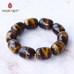 Vòng tay lu thống đá mắt hổ