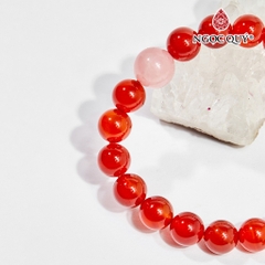 Vòng tay đá Mã não tự nhiên phối charm - Mẫu VC0101 - Ngọc Quý