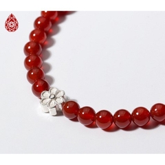 Vòng tay đá Mã não tự nhiên phối charm - Mẫu VC0116 - Ngọc Quý