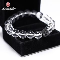 Vòng tay đá Thạch anh tự nhiên phối charm - Mẫu VC0147 - Ngọc Quý