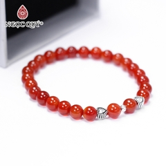 Vòng tay đá Mã não tự nhiên phối charm - Mẫu VC0148 - Ngọc Quý