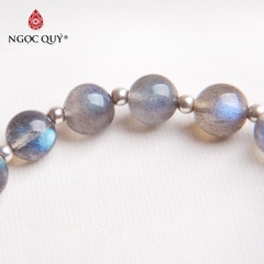 Vòng tay đá Xà cừ tự nhiên phối charm - Mẫu VC0464 - Ngọc Quý