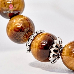 Vòng tay đá Thạch anh mắt hổ tự nhiên phối charm - Mẫu VC0243 - Ngọc Quý