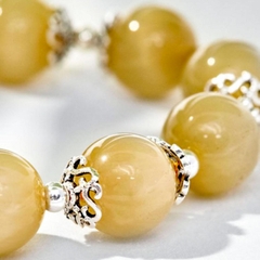 Vòng tay đá Thạch anh mắt hổ tự nhiên phối charm - Mẫu VC0258 - Ngọc Quý