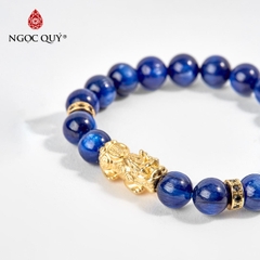 Vòng tay đá Kyanite tự nhiên phối charm - Mẫu VC0355 - Ngọc Quý