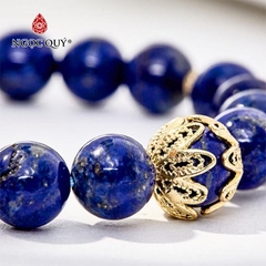 Vòng tay đá Lapis Lazuli tự nhiên phối charm - Mẫu VC0356 - Ngọc Quý
