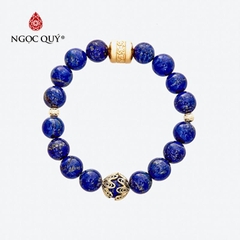 Vòng tay đá Lapis Lazuli tự nhiên phối charm - Mẫu VC0356 - Ngọc Quý