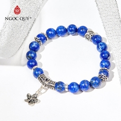 Vòng tay đá Lapis Lazuli tự nhiên phối charm - Mẫu VC0357 - Ngọc Quý