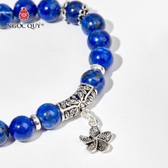 Vòng tay đá Lapis Lazuli tự nhiên phối charm - Mẫu VC0357 - Ngọc Quý