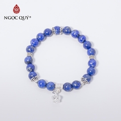 Vòng tay đá Lapis Lazuli tự nhiên phối charm - Mẫu VC0358 - Ngọc Quý