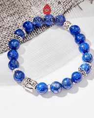 Vòng tay đá Lapis Lazuli tự nhiên phối charm - Mẫu VC0361 - Ngọc Quý