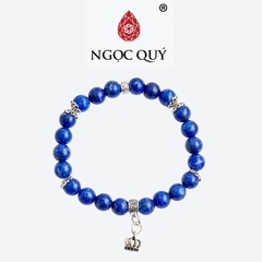 Vòng tay đá Lapis Lazuli tự nhiên phối charm - Mẫu VC0362 - Ngọc Quý