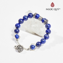 Vòng tay đá Lapis Lazuli tự nhiên phối charm - Mẫu VC0363 - Ngọc Quý