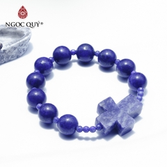 Vòng tay đá Lapis Lazuli tự nhiên phối charm - Mẫu VC0364 - Ngọc Quý