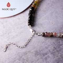 Vòng tay đá Tourmaline tự nhiên phối charm - Mẫu VC0421 - Ngọc Quý
