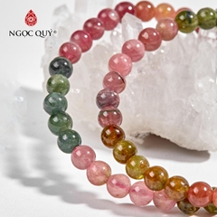 Vòng tay đá Tourmaline tự nhiên phối charm - Mẫu VC0424 - Ngọc Quý