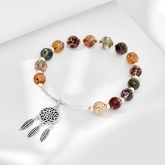 Vòng tay đá Tourmaline tự nhiên phối charm - Mẫu VC0434 - Ngọc Quý