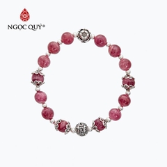 Vòng tay đá Tourmaline tự nhiên phối charm - Mẫu VC0437 - Ngọc Quý