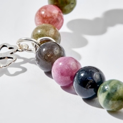 Vòng tay đá Tourmaline tự nhiên phối charm - Mẫu VC0438  - Ngọc Quý