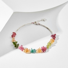 Vòng tay đá Tourmaline tự nhiên phối charm - Mẫu VC0439 - Ngọc Quý