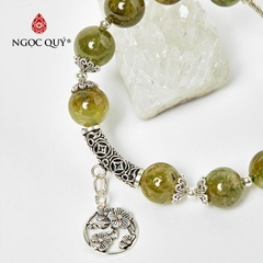 Vòng tay đá Tourmaline tự nhiên phối charm - Mẫu VC0451 - Ngọc Quý