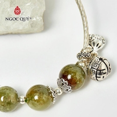 Vòng tay đá Tourmaline tự nhiên phối charm - Mẫu VC0451 - Ngọc Quý