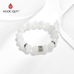 Vòng tay đá Xà cừ tự nhiên phối charm - Mẫu VC0455 - Ngọc Quý