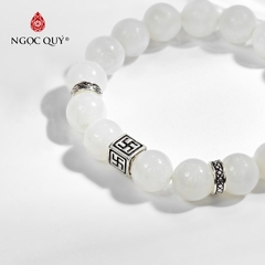 Vòng tay đá Xà cừ tự nhiên phối charm - Mẫu VC0455 - Ngọc Quý