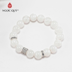 Vòng tay đá Xà cừ tự nhiên phối charm - Mẫu VC0455 - Ngọc Quý