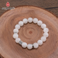 Vòng tay đá Xà cừ tự nhiên phối charm - Mẫu VC0455 - Ngọc Quý