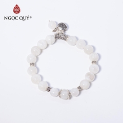 Vòng tay đá Xà cừ tự nhiên phối charm - Mẫu VC0459 - Ngọc Quý