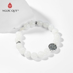 Vòng tay đá Xà cừ tự nhiên phối charm - Mẫu VC0462 - Ngọc Quý