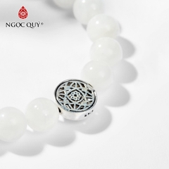 Vòng tay đá Xà cừ tự nhiên phối charm - Mẫu VC0462 - Ngọc Quý