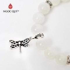 Vòng tay đá Xà cừ tự nhiên phối charm - Mẫu VC0465 - Ngọc Quý