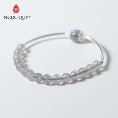 Vòng tay đá Xà cừ tự nhiên phối charm - Mẫu VC0466 - Ngọc Quý